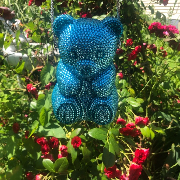 Feeling blue? Our blue teddy bear purse is too die for! - Picture 3 of 3